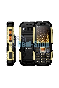 Мобильный телефон BQ-2430 Tank Power Black+Gold 2.4”