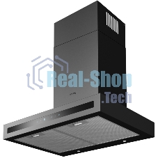 Вытяжка каминная Korting KHC 6877 N черный, 59.8 см, 850 куб. м/ч, 54 дБ