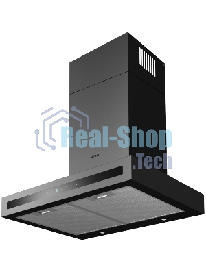 Вытяжка каминная Korting KHC 6877 N черный, 59.8 см, 850 куб. м/ч, 54 дБ