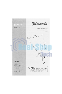 Картушный пистолет Matrix для штукатурки, V= 9,5 л, сопла 4, 6 и 8 мм