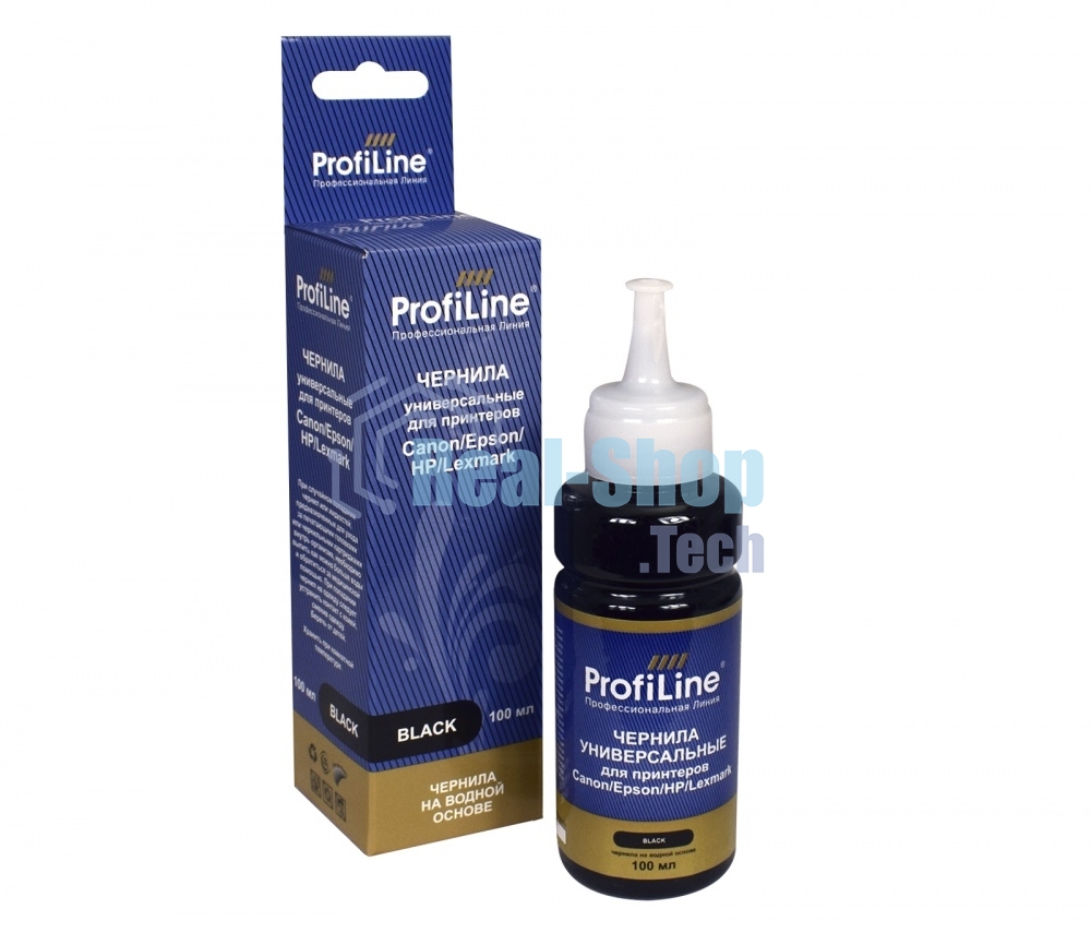 Чернила ProfiLine Premium для Canon/Epson/HP/Lexmark черный 100 мл водн