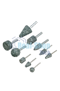 Набор шарошек Denzel абразивных для дрели (ПШМ), 63С, 10 шт.