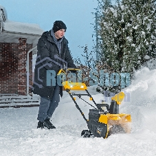 Снегоуборочная машина аккумуляторная Denzel, ESB-460-0, Li-Ion, 36В