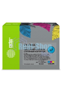 Картридж струйный Cactus CS-C6657 №57 многоцветный (18 мл) для HP 450/5145/5150/5151/5550/5552/5650/5652/565
