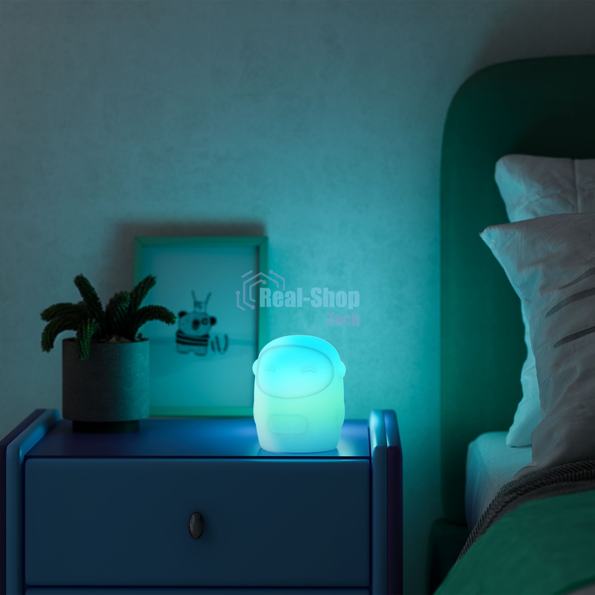 Умный детский ночник Космонавт, товарный знак SBER SBDV-00126