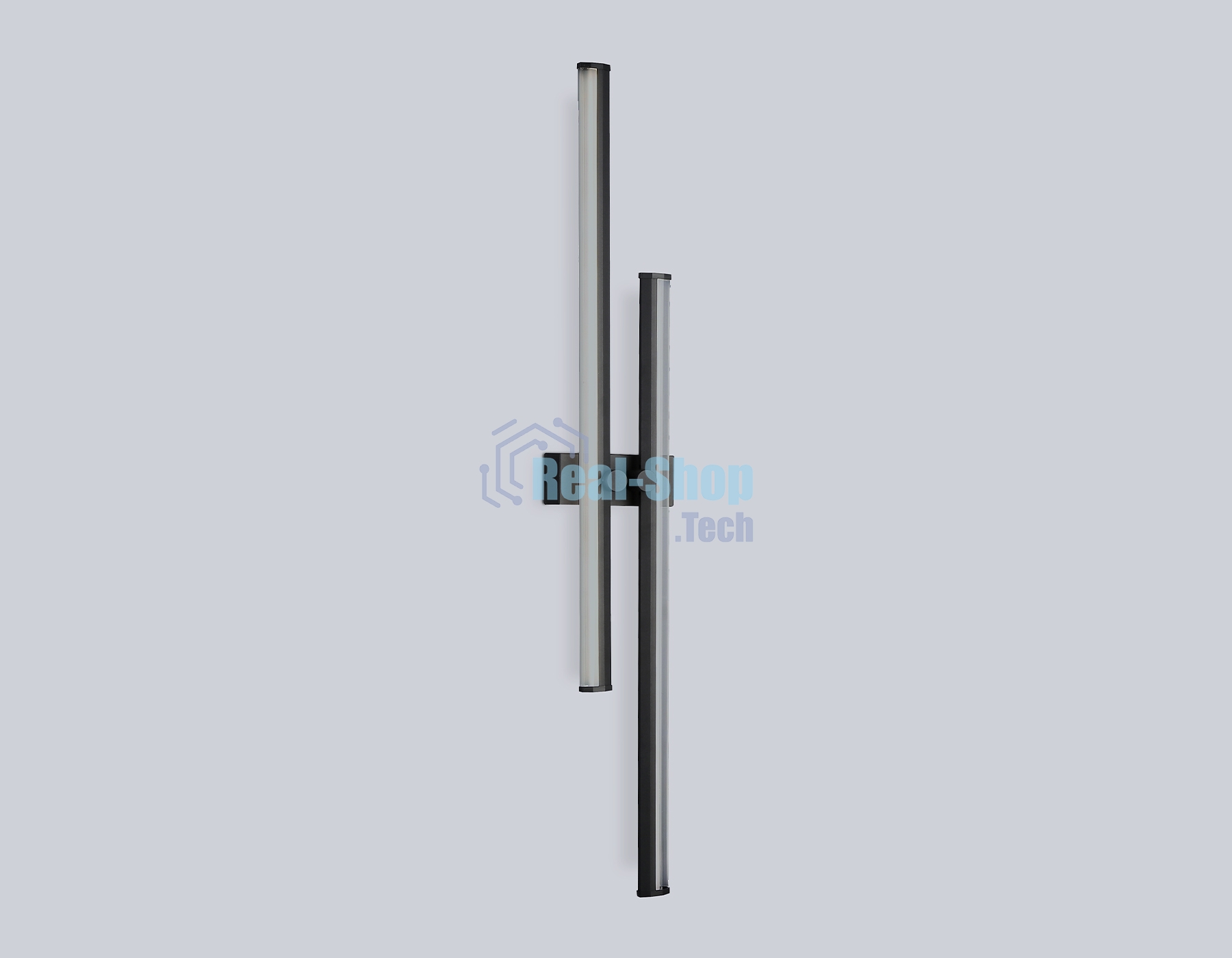 Настенный светодиодный светильник Ambrella light FL6162 BK черный 28W 3000K-6400K 810*120*65