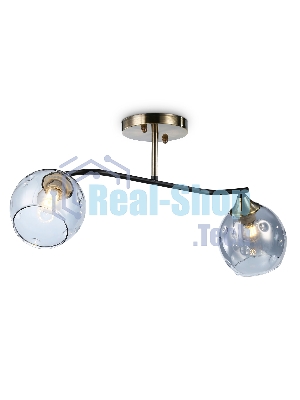 Светильник Ambrella light TR303008/2 SB/BK/SM  бронза/черный/дымчатый E27/2 max 40W 560*140*240