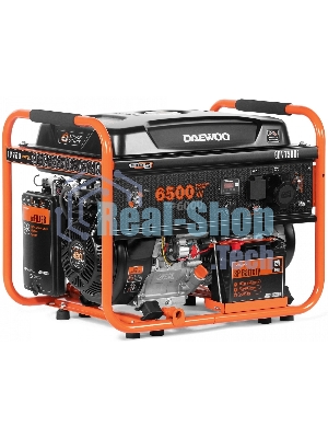 Генератор DAEWOO GDA 7500E  6.0/6.5кВт 230В 425см3 15.0лс 25л 2х230В 79кг