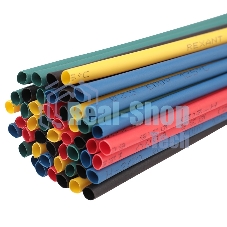 Термоусаживаемые трубки Rexant 3,5/1,75 мм, набор пять цветов, упаковка 50 шт. по 1 м