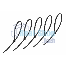 Хомут-стяжкa нeйлонoвая Rexant 400x4,8 мм, черная, упаковка 25 шт.