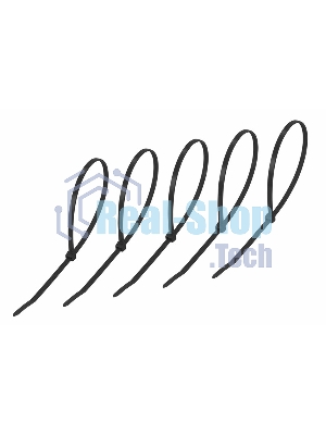 Хомут-стяжкa нeйлонoвая Rexant 400x4,8 мм, черная, упаковка 25 шт.
