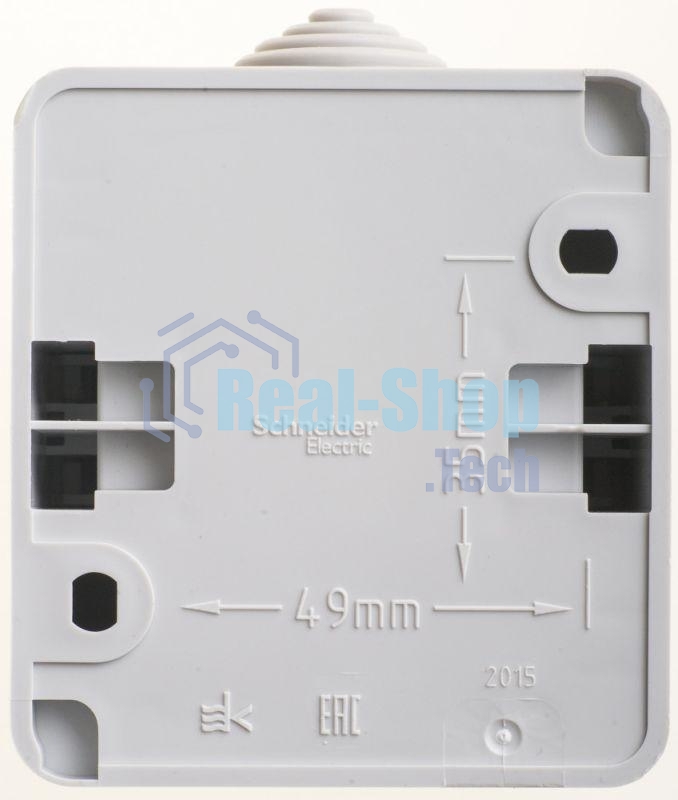 Выключатель 2-кл. ОП Этюд 10А IP44 сер. SchE BA10-042C