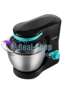 Миксер планетарный Kitfort КТ-3044-4 1000 Вт черный/бирюзовый