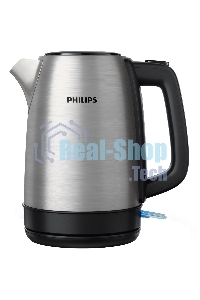 Чайник электрический Philips HD9350/90, 1,7 л, 2200 Вт, световой индикатор, функция автовыключения, индикатор уровня воды