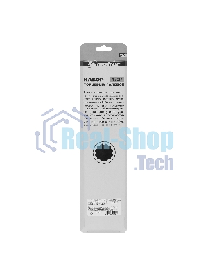 Набор головок Matrix 1/2'' 12-ти гр. crv 10шт. 10-24мм