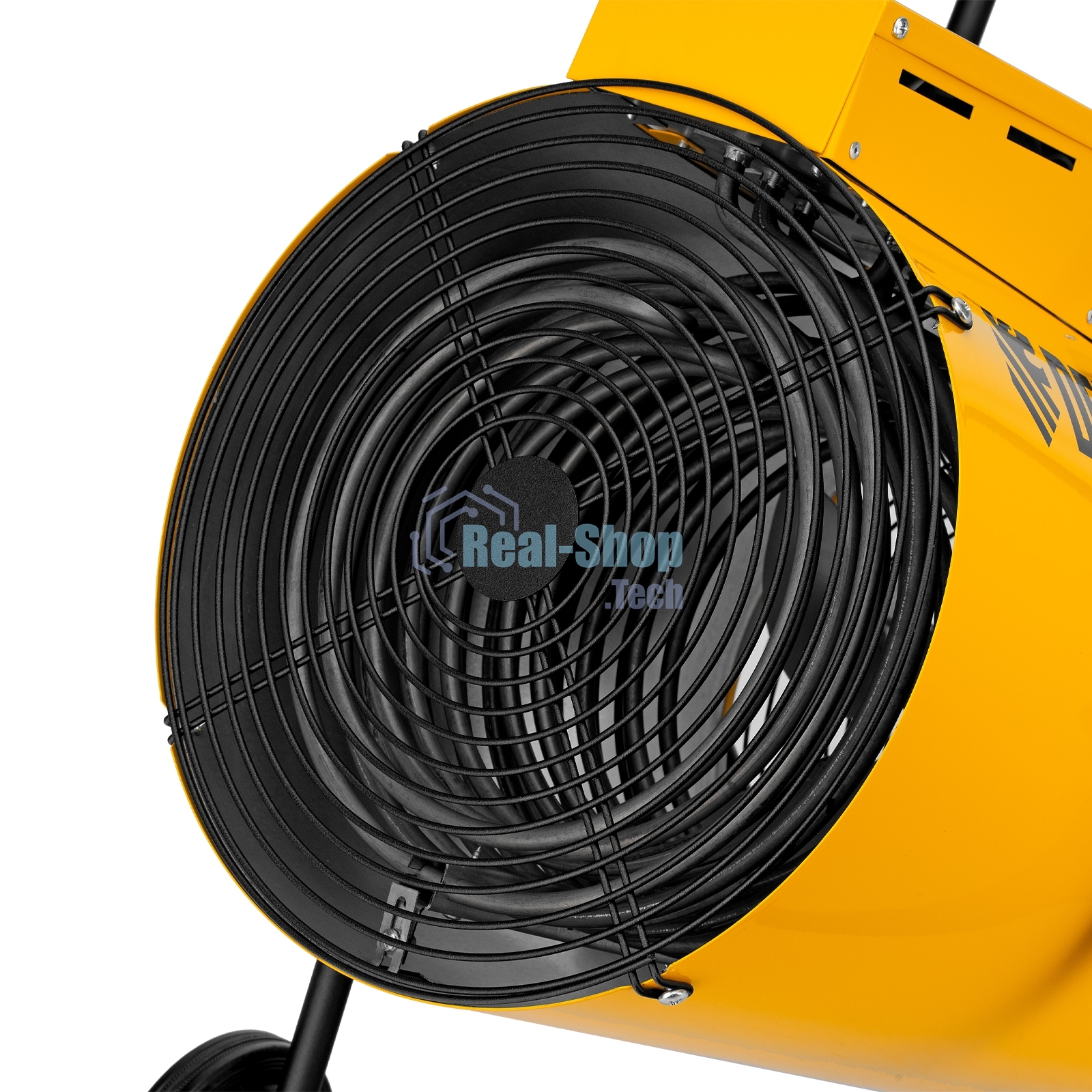 Тепловая пушка Denzel SFH-15000, 400 В, желтый, 120/9000/15000 Вт, 150 м2, термостат