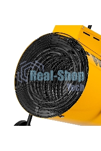 Тепловая пушка Denzel SFH-15000, 400 В, желтый, 120/9000/15000 Вт, 150 м2, термостат