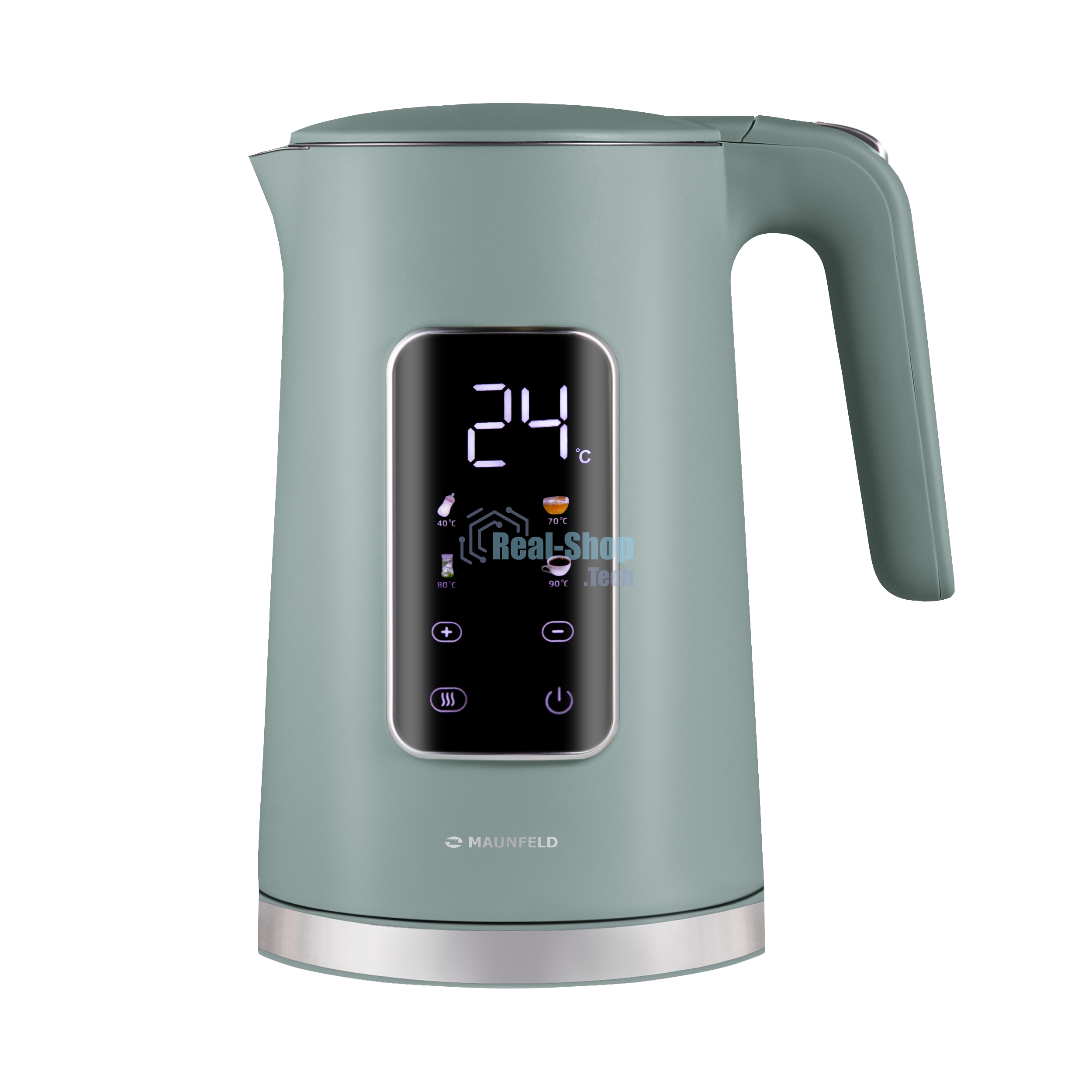 Чайник электрический Maunfeld MGK-635DGN зеленый, 1,7 л, 2200 Вт
