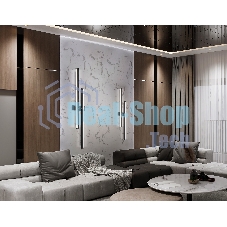Настенный светодиодный светильник Ambrella light FL6162 BK черный 28W 3000K-6400K 810*120*65