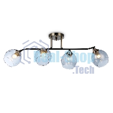 Подвесной светильник TR303011/4 SB/BK/SM  бронза/черный/дымчатый E27/4 max 40W 780*350*240