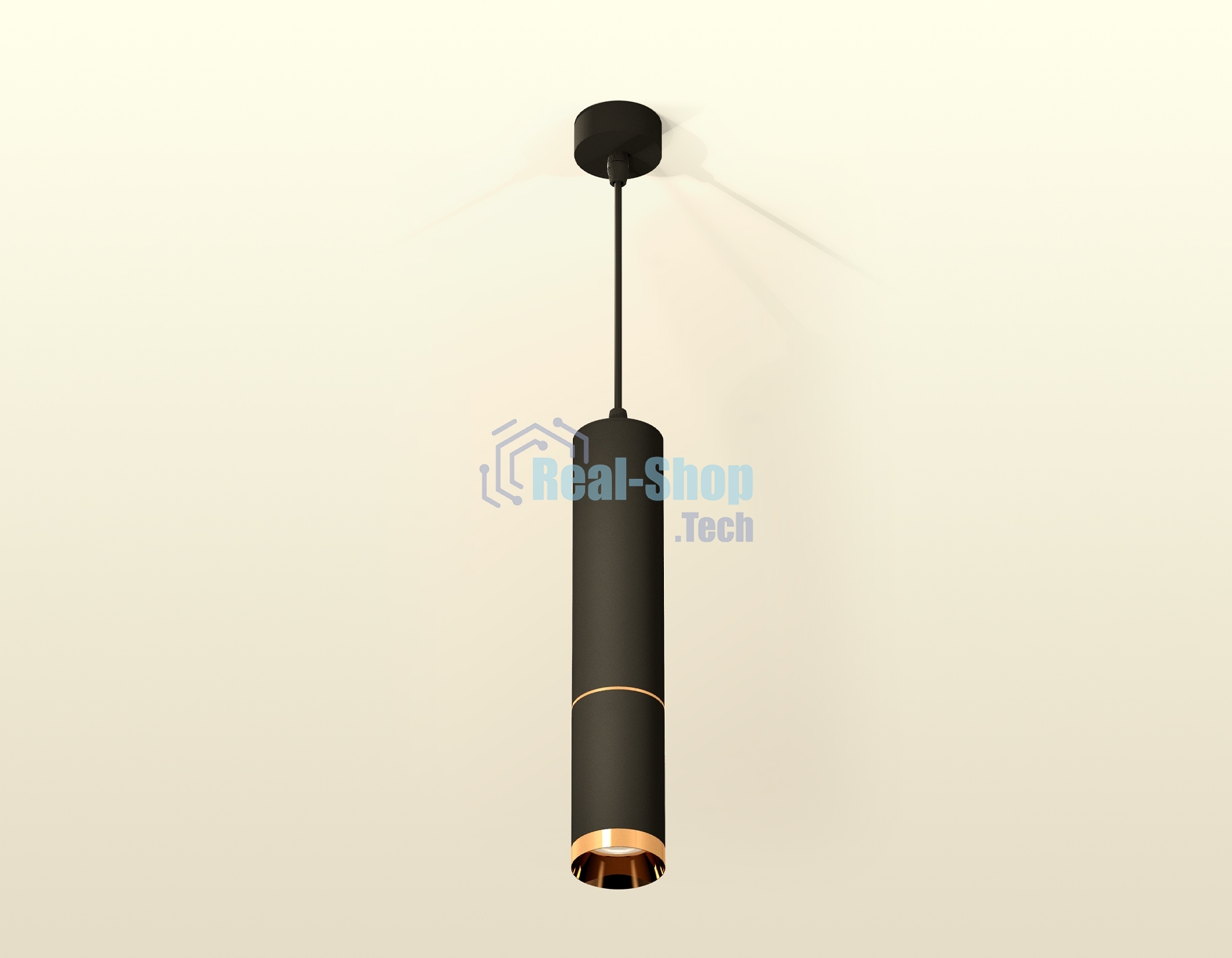 Светильник Ambrella Light XP6323020 SBK/PYG черный песок/золото желтое полированное MR16 GU5.3