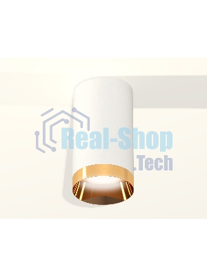 Светильник Ambrella Light XS6322024 SWH/PYG белый песок/золото желтое полированное MR16 GU5.3 (C6322, N6134)