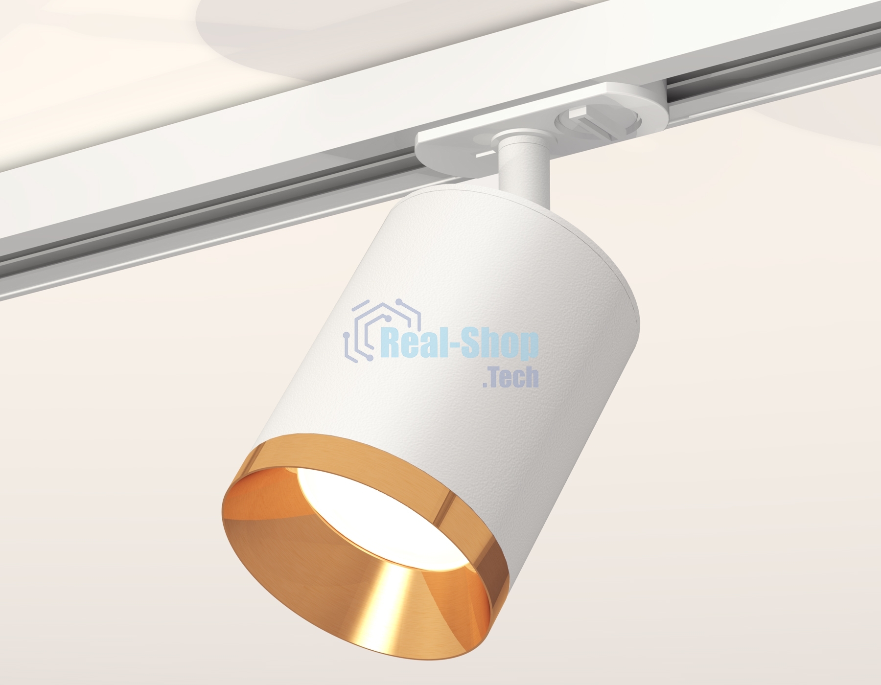 Светильник Ambrella light XT7421004 SWH/PYG белый песок/золото желтое полированное MR16 GU5.3 (A2536, C7421, N7034)