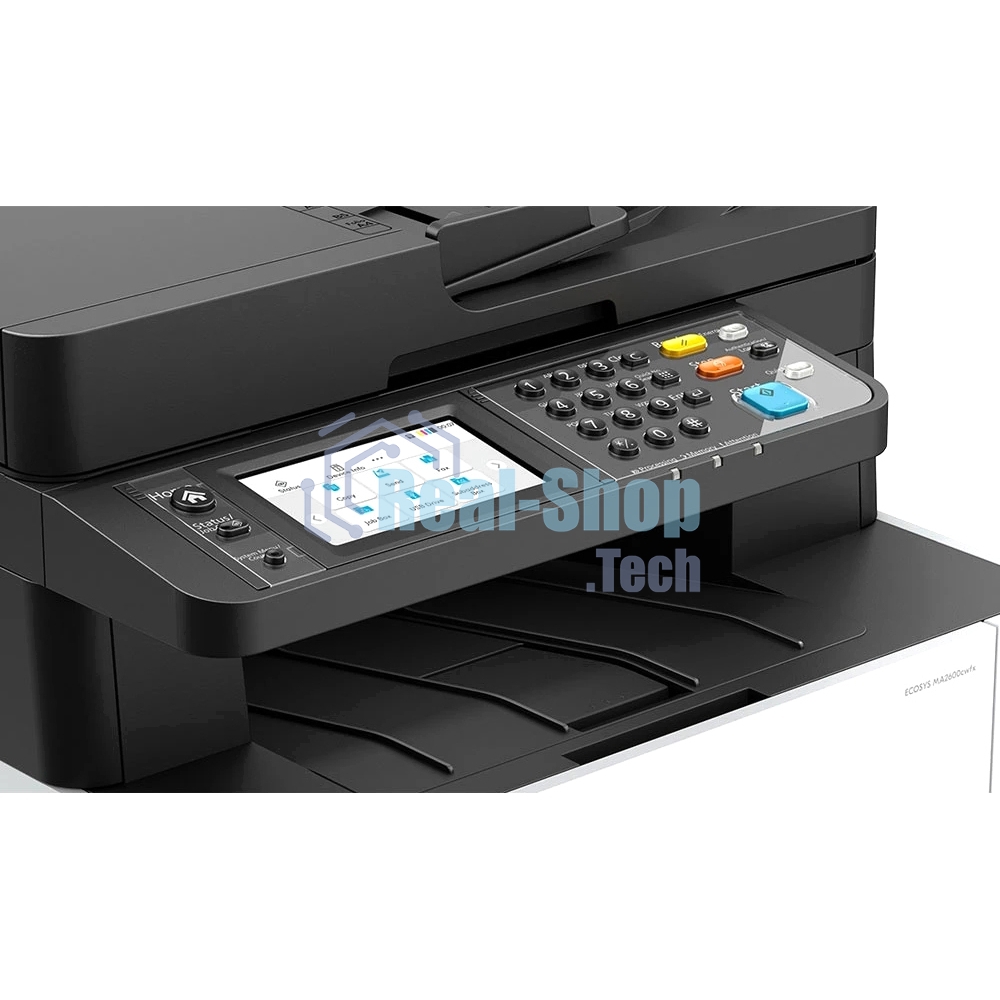 МФУ лазерное Kyocera ECOSYS MA2600cfx (цветной, А4, принтер/сканер/копир/факс, 1200dpi, 26ppm, 1Gb, ADF50, Duplex, Lan, USB) (110C0F3NL0) (замена M5526cdn)