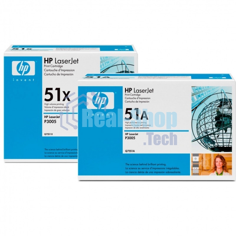 Картридж лазерный HP Q7551XD черный двойная упаковка для LaserJet P3005/M3027mfp/M3035mfp 2 x 13000 стр.