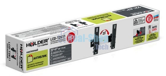 Кронштейн для телевизора Holder LCD-T2611 черный 22