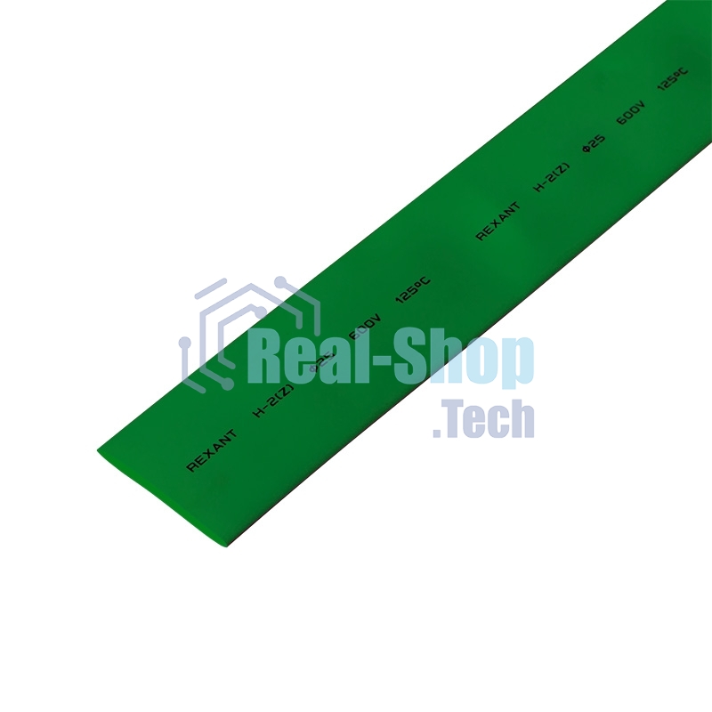 Трубка термоусадочная Rexant 25.0/12.5 1м зеленый