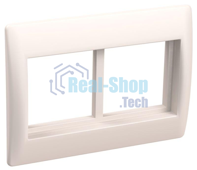 Рамка 4 мод. Праймер с суппортом 75 мм бел. ИЭК CKK-40D-RSU4-075-K01