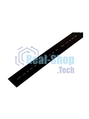 Трубка термоусадочная Rexant 22-5008 25.0/12.5 1 м черный