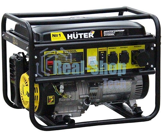 Электрогенератор бензиновый Huter DY9500L, 8 кВт, 91 дБ, 76 кг