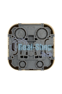 Розетка 1-м ОП Quteo 16А с заземл. дерево Legrand 782271