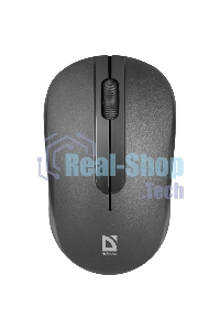 Мышь беспроводная Defender Hit MM-495 черный, 1600 dpi, радиоканал, USB, кнопки - 3