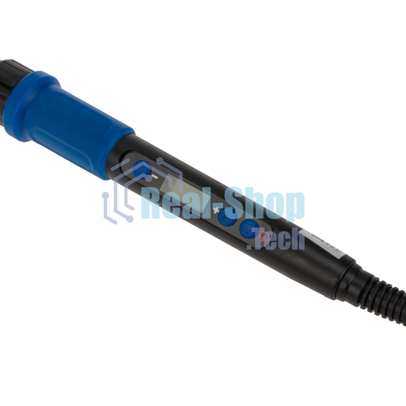 Паяльник Rexant, подставка, набор из 5 жал, цифровой, керамический нагреватель, 200-500 °C, 220 В/65 Вт