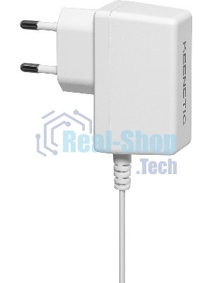 Адаптер питания KEENETIC/Keenetic PA10 (KPS-1210) Адаптер питания от сети 100–240 В, постоянное выходное напряжение 12 V с током до 1,0 A, для Keenetic c напряжением питания 9 или 12 В и током до 1.0 А