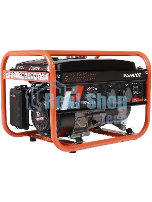 Электрогенератор бензиновый Patriot GRS 3700C, 2.9 кВт, 70 дБ, 40 кг