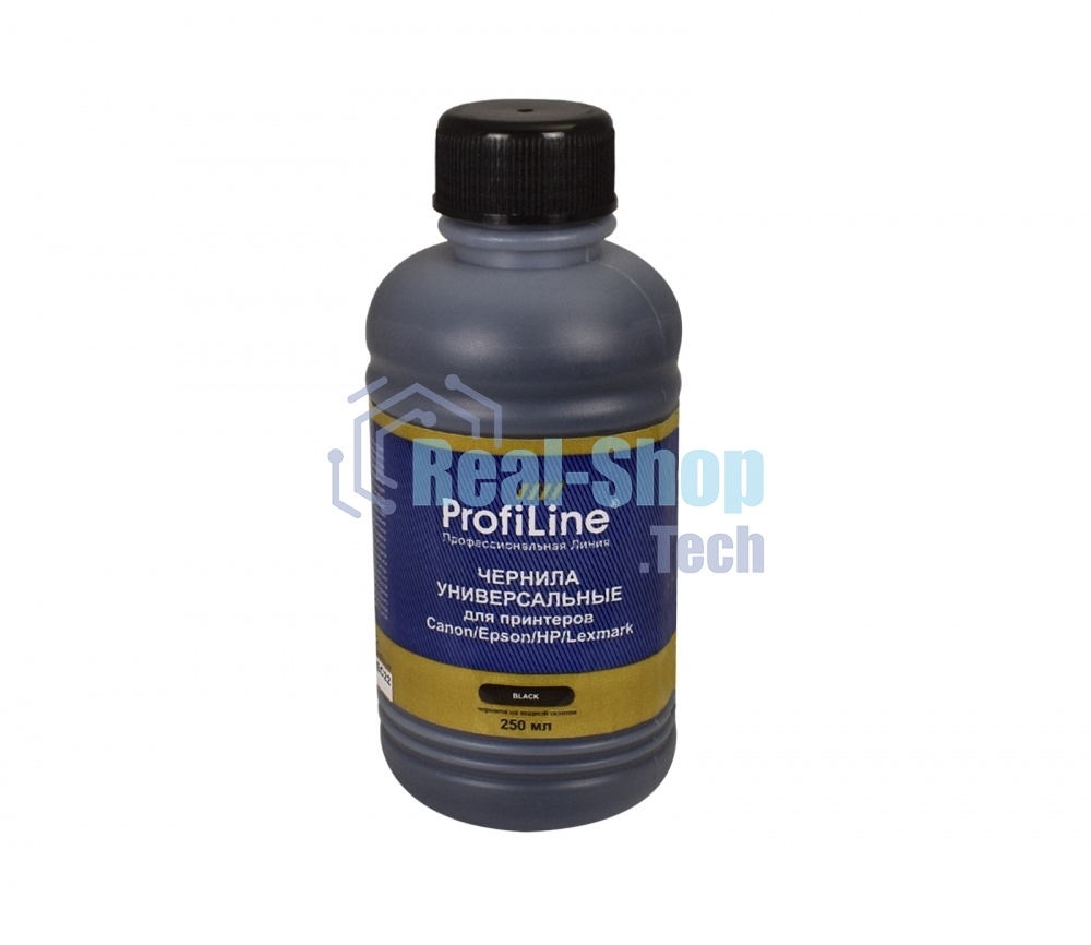 Чернила ProfiLine Premium для принтеров Canon/Epson/HP/Lexmark черный 250 мл водн