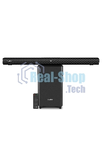 Саундбар SVEN SB-2200D черный (2 x 60W, Bluetooth сабвуфер 180W, пульт ДУ, LED-дисплей, HDMI, USB)