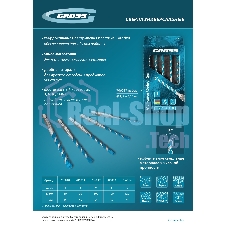 Сверло универсальное Gross Multipurpose PRO, 6-гр. хвостовик, 4мм