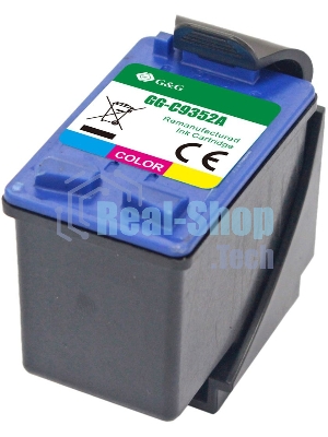 Картридж струйный G&G GG-C9352A многоцветный (11,4 мл) для HP DJ 3920/3940/D1360/D1460/D1470/D1560/D2330/D2360/D2430/D2460/F370/F375/F380/F2180/F2187/F2224/F2280/F2290/F4140/F4172/F4180/F4190