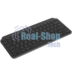 Клавиатура беспроводная Logitech MX Keys Mini (920-010501), USB, Bluetooth/Радиоканал, темно-серый/черный