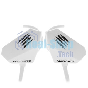 Игровые мобильные наушники белые Mad Catz E.S. PRO+ (3.5 мм jack, 13.5 мм неодимовые магниты, 32 Ом, 20 ~ 20000 Гц, микрофон)