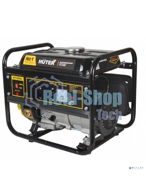 Электрогенератор бензиновый Huter HT1000L, 1.1 кВт, 65 дБ, 24.2 кг