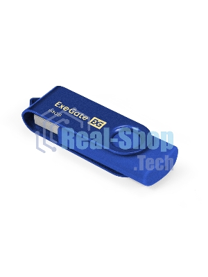 Exegate EX302055RUS USB-флеш накопитель ExeGate Jet 64GB синий (USB2.0, 480Mbps, пластик/металл)