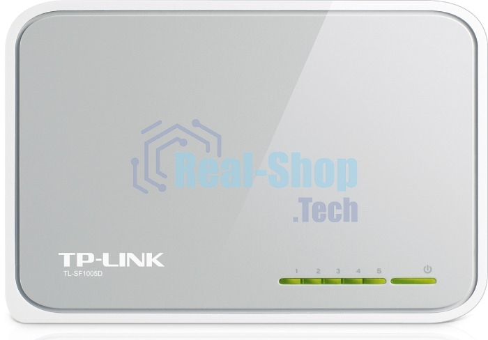 Коммутатор TP-Link SOHO TL-SF1005D Коммутатор 5-port 10/100M mini Desktop Switch, 5 10/100M RJ45 ports, Plastic case