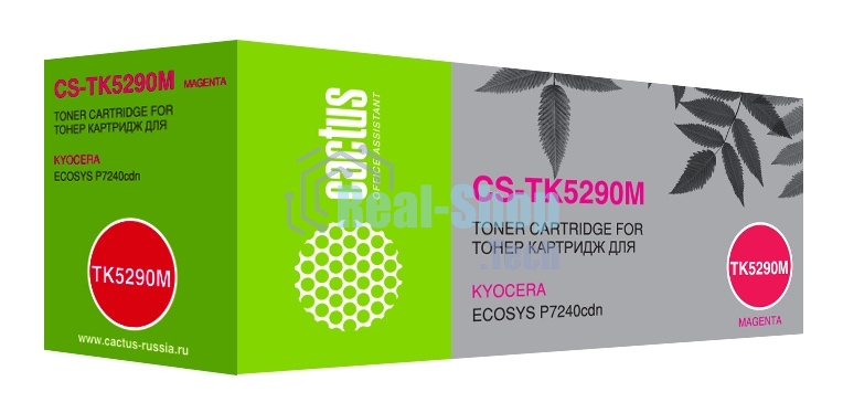 Картридж лазерный Cactus CS-TK5290M пурпурный (13000 стр.) для Kyocera ECOSYS P7240cdn