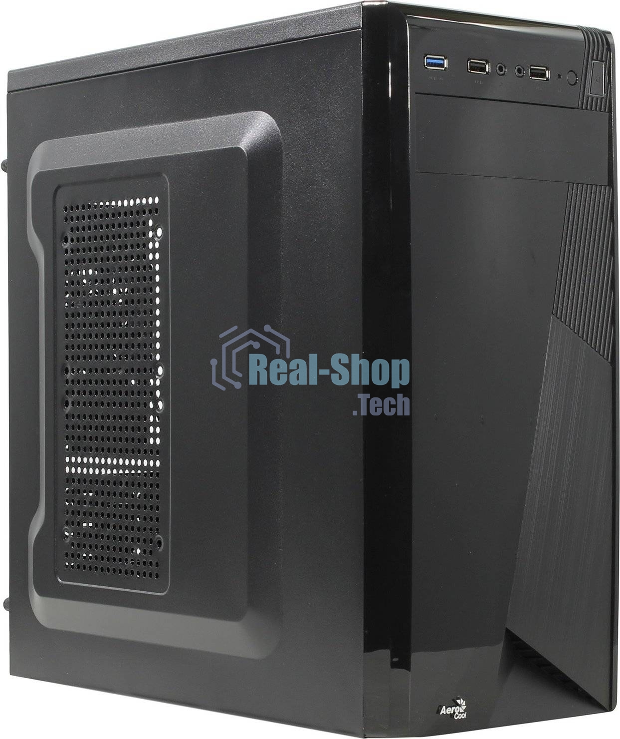 Компьютерный корпус Aerocool/Formula CS-1101 черный без БП ATX 2x120мм 1x140мм 2xUSB 2.0 1xUSB 3.0 audio